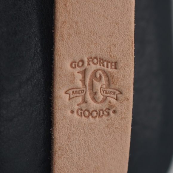 Go Forth Goods Original Sarah Leather Crossbody in Raven with Custom Options EUC - Picture 2 of 9